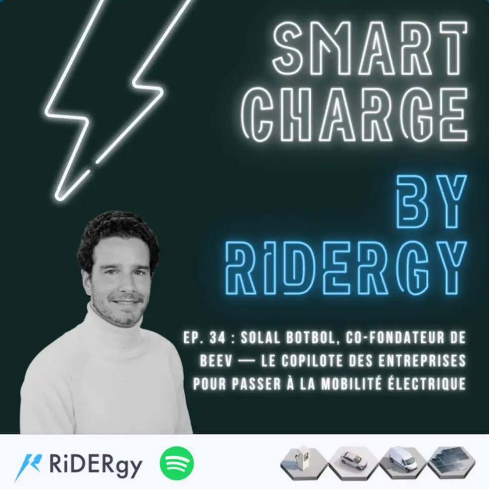l'image de couverture de l'épisode 34 du podcast smart charge by ridergy