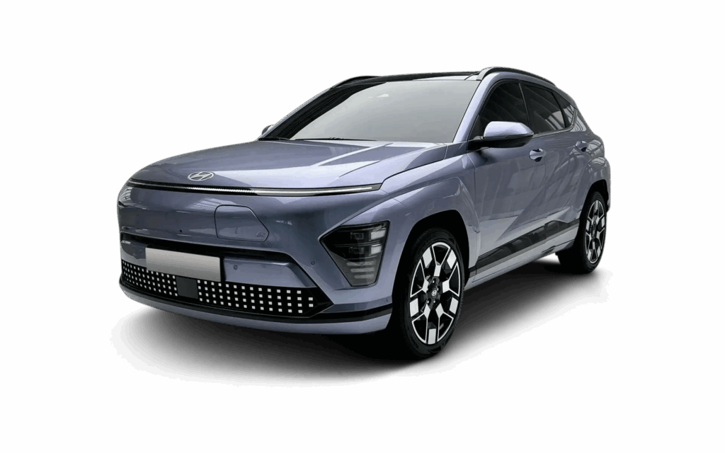 Hyundai Kona Electric gris bleu