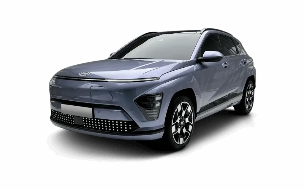 Hyundai Kona Electric gris bleu