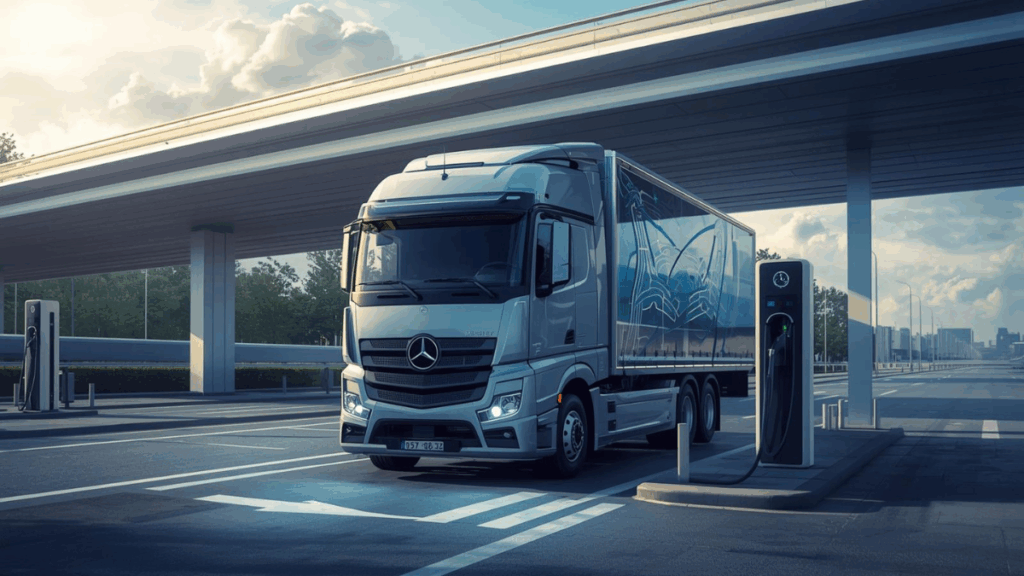 Recharge ultra-rapide des camions électriques : le pari de Mercedes peut-il changer la rentabilité des flottes ?