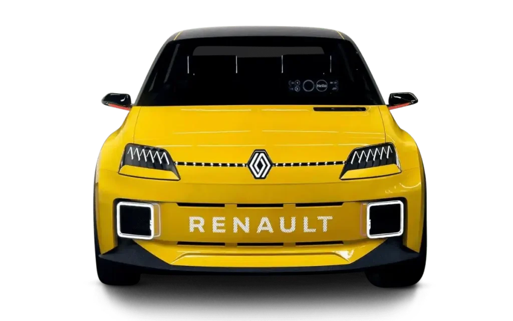 La Renault R5 vue de face