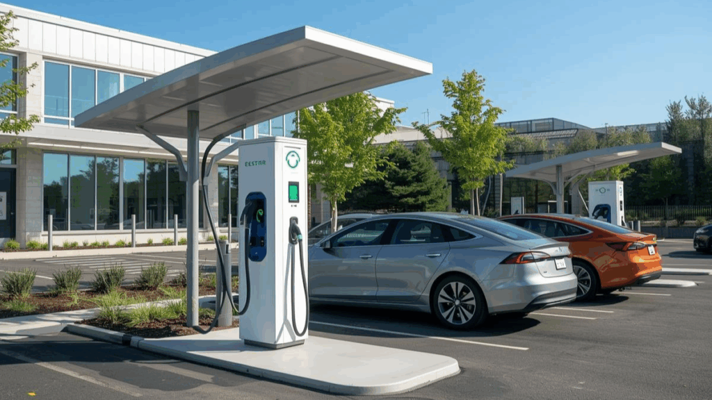 Recharge électrique flotte