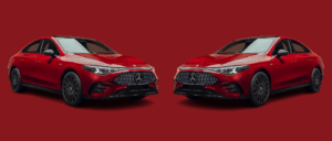 Deux Mercedes CLA se tiennent face à face