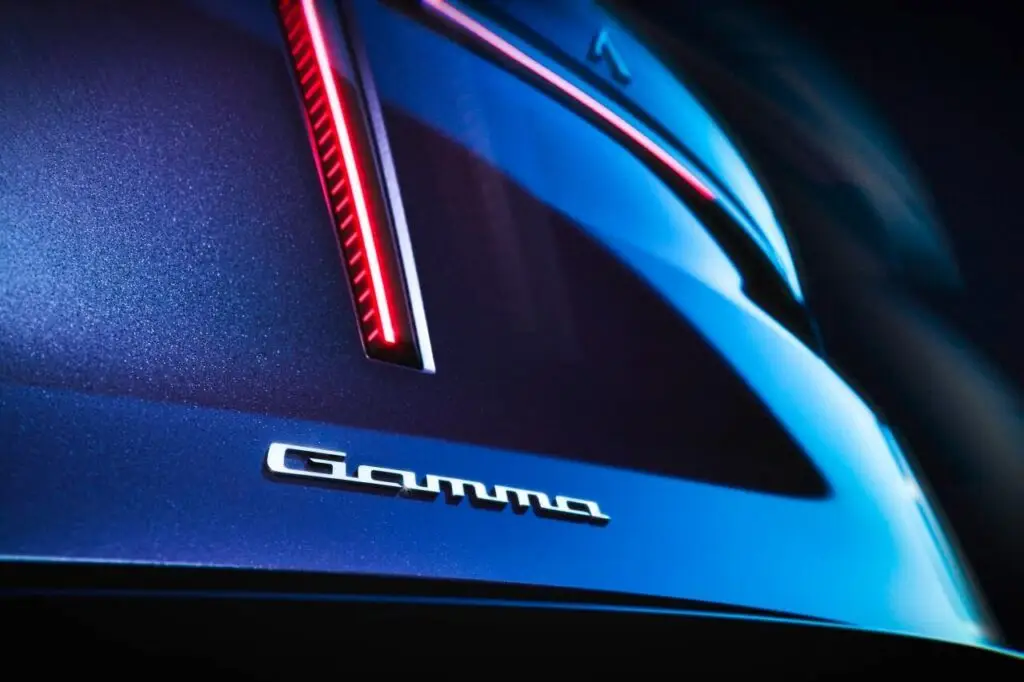 logo Gamma pris en gros plan