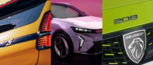 détail zoomé des trois premières voitures du top 10